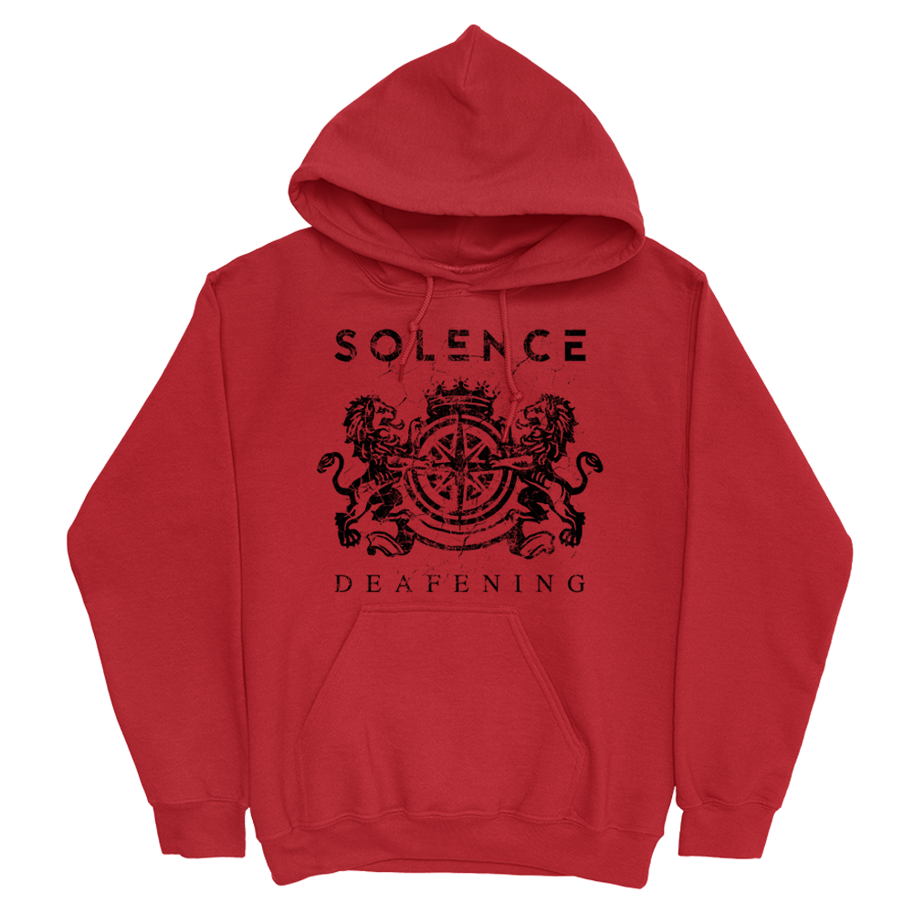 Solence Emblem Pullover Hoodie (Red)